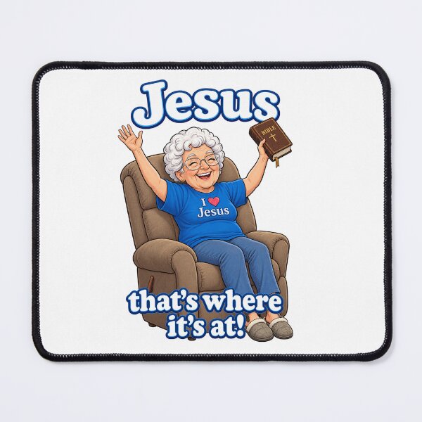 Item preview, Jesus that’s where it’s at designed and sold by LizHumorComics.