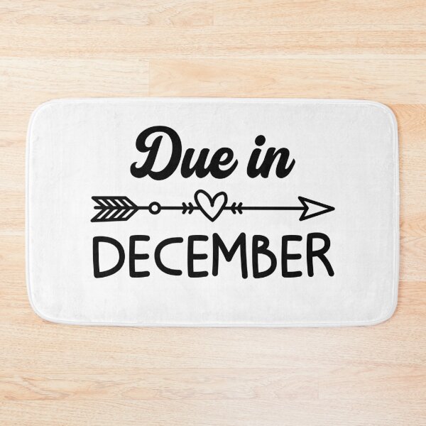 Item preview, Due in December Maternity Funny Pregnancy Announcement designed and sold by gunaone-design.
