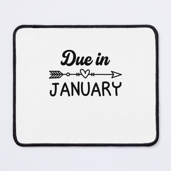 Item preview, Due in January Maternity Funny Pregnancy Announcement designed and sold by gunaone-design.