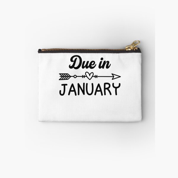 Item preview, Due in January Maternity Funny Pregnancy Announcement designed and sold by gunaone-design.