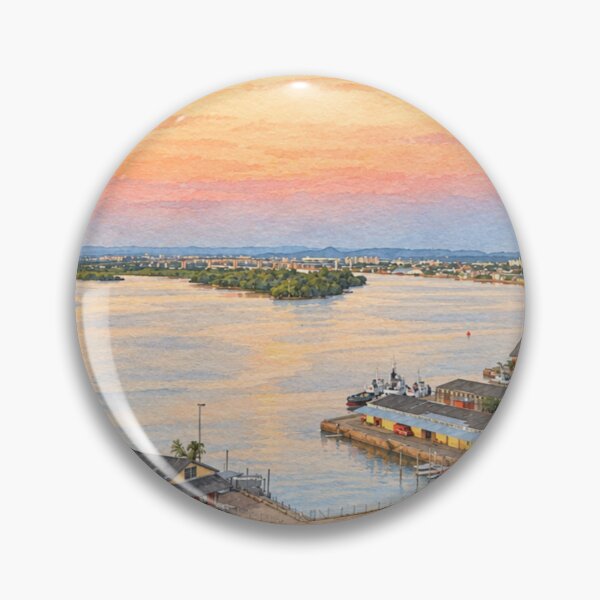 Item preview, Sunset on the docks designed and sold by Carol-arts-.