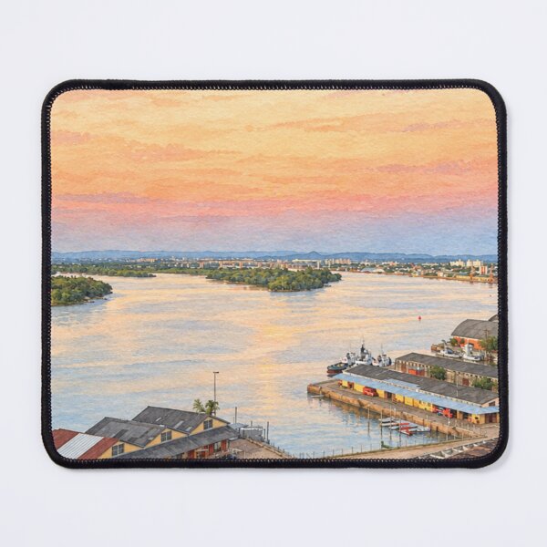 Item preview, Sunset on the docks designed and sold by Carol-arts-.