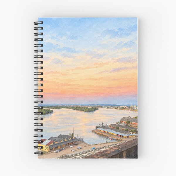 Item preview, Sunset on the docks designed and sold by Carol-arts-.