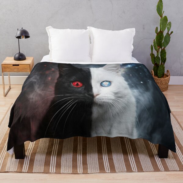Item preview, Dual Nature of the Mystic Cat: Angel and Demon designed and sold by AfresStudio.
