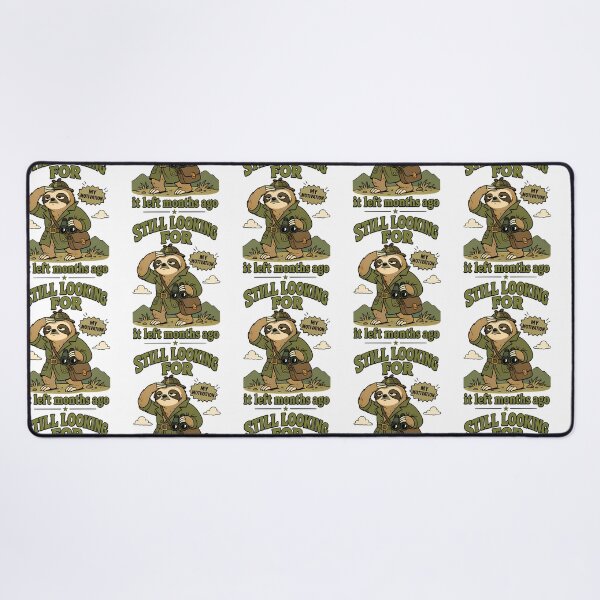 Item preview, Sloth Detective Searching For Motivation designed and sold by ShopCrispCos.