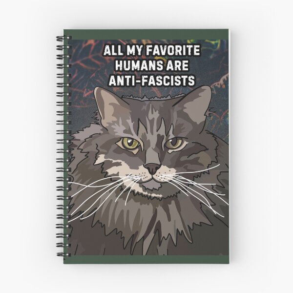Item preview, Antifascist Cat Green designed and sold by Ollie-Alta.