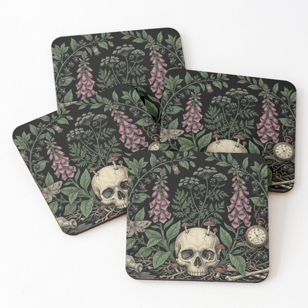 Item preview, Poison Garden Dark Botanical Gothic Deadly Flora Art designed and sold by The Wicked Herbarium.