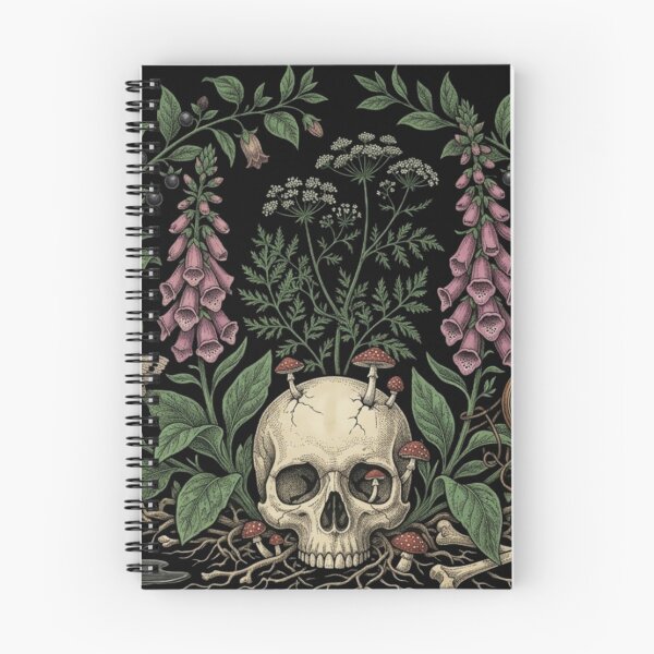 Item preview, Poison Garden Dark Botanical Gothic Deadly Flora Art designed and sold by The Wicked Herbarium.