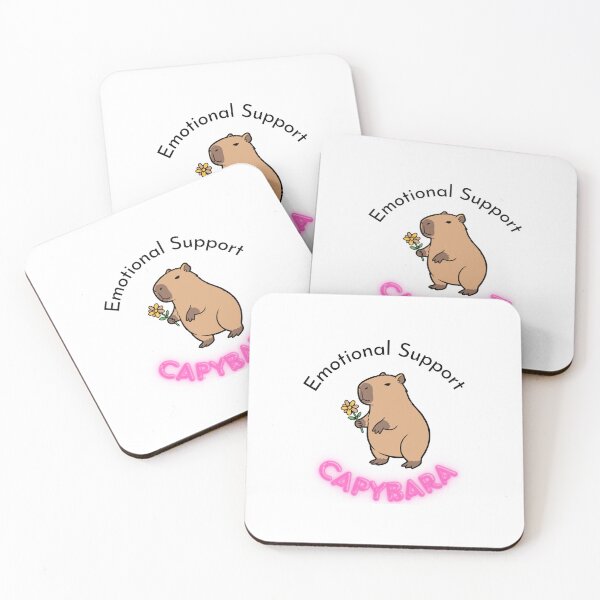 Item preview, Emotional support Capybara designed and sold by cha0sCosmos.