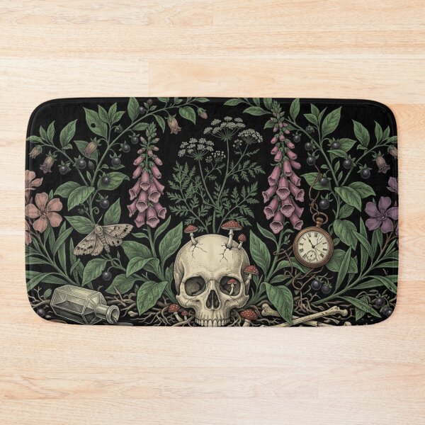 Item preview, Poison Garden Dark Botanical Gothic Deadly Flora Art designed and sold by The Wicked Herbarium.