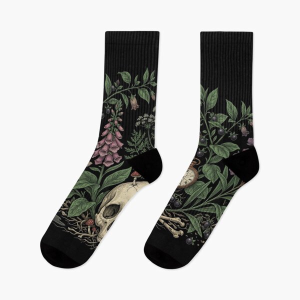 Item preview, Poison Garden Dark Botanical Gothic Deadly Flora Art designed and sold by The Wicked Herbarium.