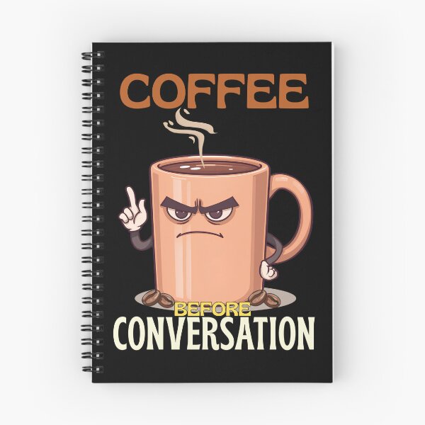 Item preview, Coffee Before Conversation – Funny Grumpy Coffee Lover designed and sold by Bawek85Designs.
