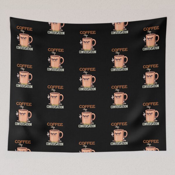 Item preview, Coffee Before Conversation – Funny Grumpy Coffee Lover designed and sold by Bawek85Designs.