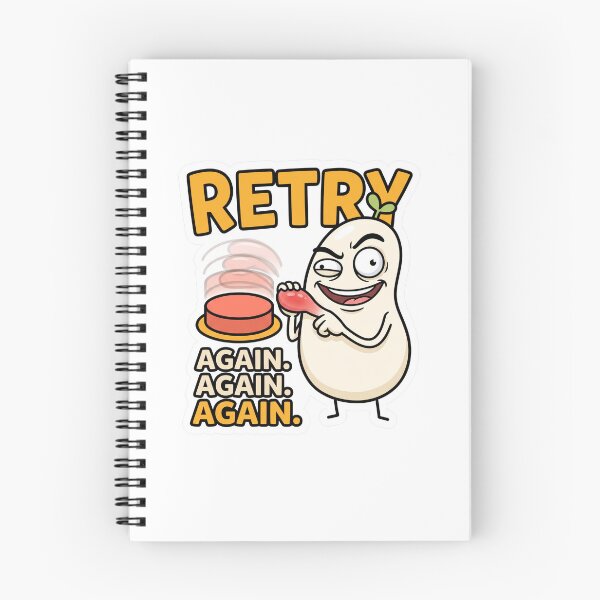 Item preview, Retry Again Again Again Funny Programmer Meme designed and sold by CreativeArtisanPrints Shop.