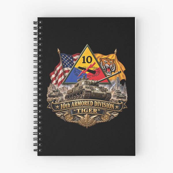 Item preview, 10th Armored Division - Tiger - WWII - 3D - Enhanced designed and sold by Military Insignia Products.