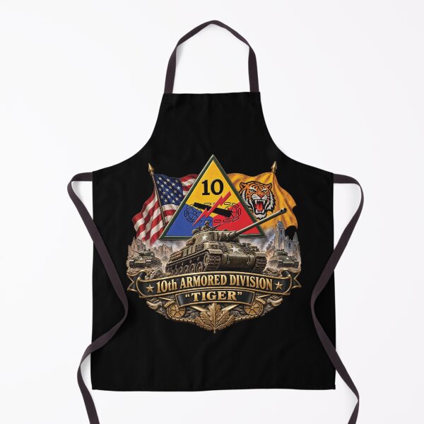 Item preview, 10th Armored Division - Tiger - WWII - 3D - Enhanced designed and sold by Military Insignia Products.