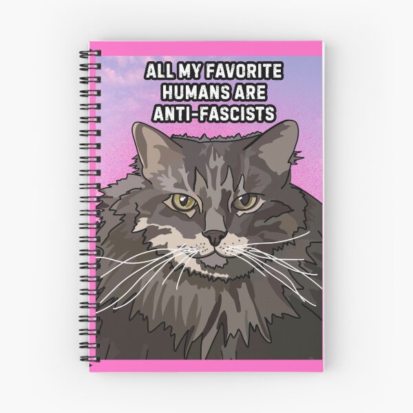 Item preview, Antifascist Cat Pink designed and sold by Ollie-Alta.