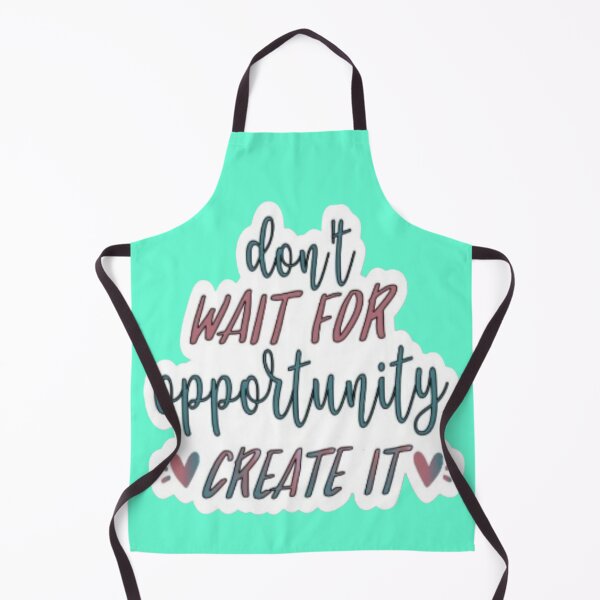 Item preview, Don't Wait For Opportunity Create It Calligraphy Sticker designed and sold by Scro-Ciob-Shop.