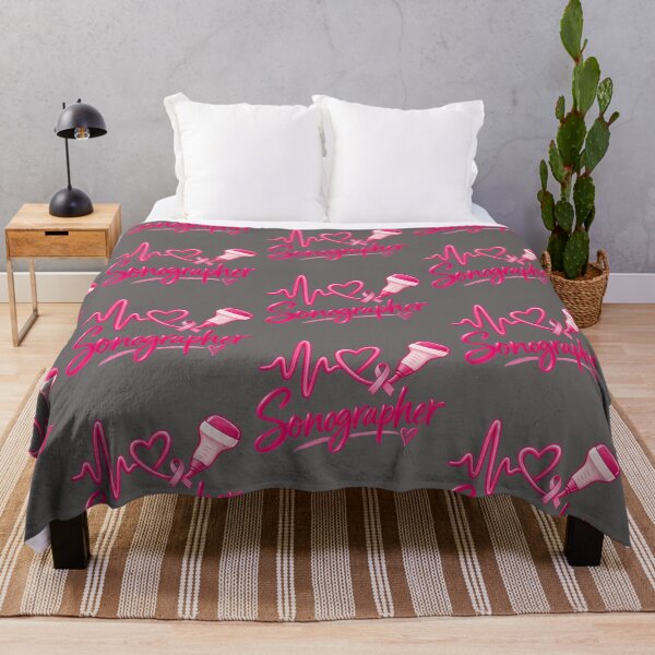 Item preview, Sonographer Pink Ribbon Breast Cancer Awareness designed and sold by Lozarux.