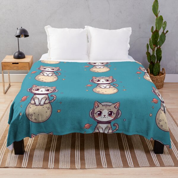 Item preview, Cute Space Cat Astronaut – Adorable Cosmic Kitty Cartoon designed and sold by mrworld000.