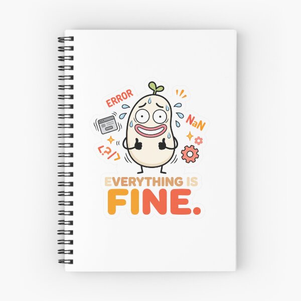 Item preview, Everything Is Fine Funny Programmer Error Meme designed and sold by CreativeArtisanPrints Shop.