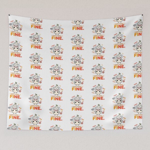 Item preview, Everything Is Fine Funny Programmer Error Meme designed and sold by CreativeArtisanPrints Shop.