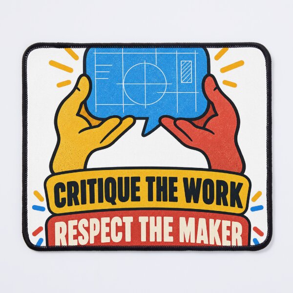 Item preview, Respectful Design Critique Team Culture designed and sold by Shope Buzz.