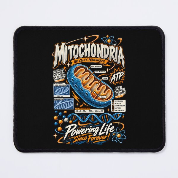 Item preview, Mitochondria Powerhouse of the Cell Retro Science designed and sold by choudane.