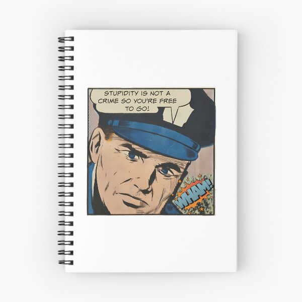 Item preview, Stupidity Is Not A Crime So You'Re Free To Go - Cop Humor designed and sold by ShopCrispCos.