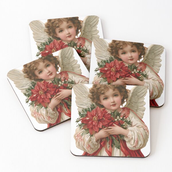 Item preview, Victorian Christmas angel card designed and sold by MendaciousMina.
