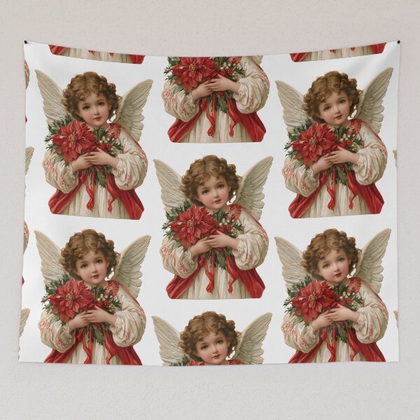 Item preview, Victorian Christmas angel card designed and sold by MendaciousMina.