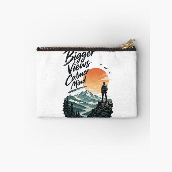 Item preview, Bigger Views Calmer Mind — Mountain Adventure Design designed and sold by CreativeCook.