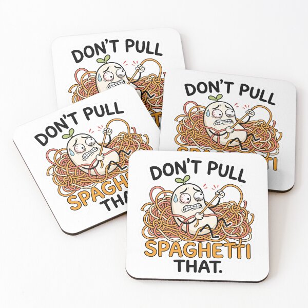 Item preview, Spaghetti Code Dont Pull That Funny Programmer Meme designed and sold by CreativeArtisanPrints Shop.