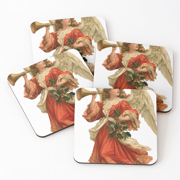 Item preview, Victorian Christmas angel card designed and sold by MendaciousMina.