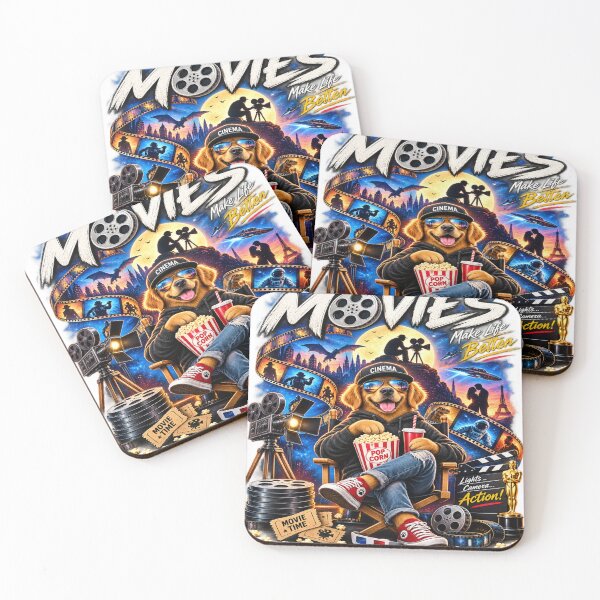 Item preview, Movies make life better designed and sold by urbanshop7.