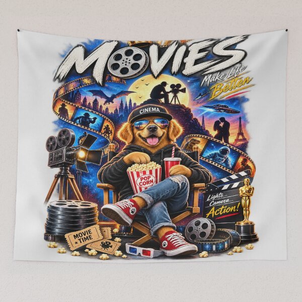 Item preview, Movies make life better designed and sold by urbanshop7.