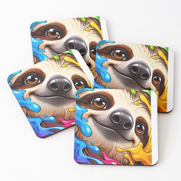 Item preview, Painted sloth designed and sold by 506DesignsCR.