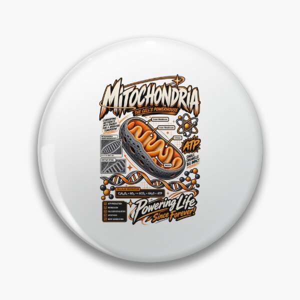 Item preview, Mitochondria Powerhouse of the Cell Retro Science designed and sold by choudane.