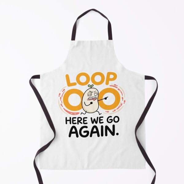 Aperçu de l'œuvre Loop Here We Go Again Funny Programmer Meme créée et vendue par CreativeArtisanPrints Shop.