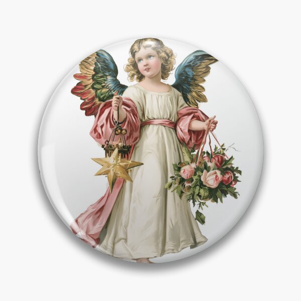 Item preview, Victorian Christmas angel card designed and sold by MendaciousMina.