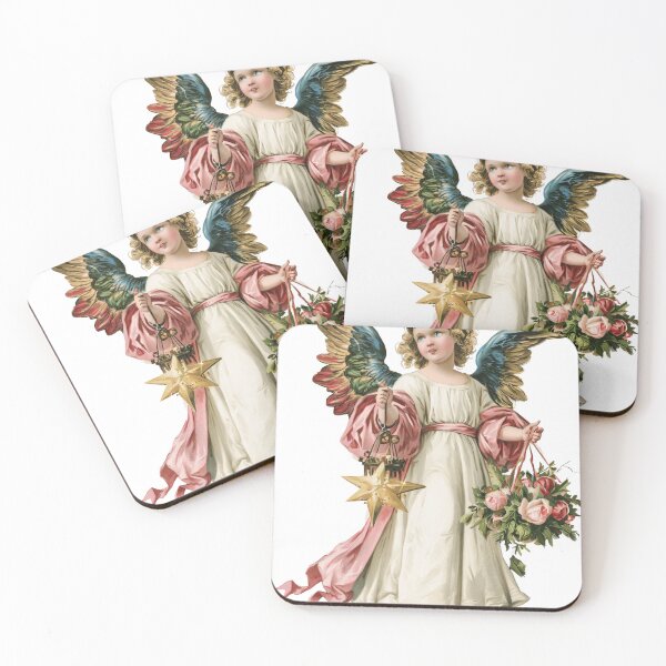 Item preview, Victorian Christmas angel card designed and sold by MendaciousMina.