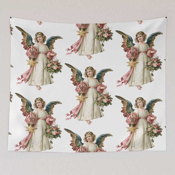 Item preview, Victorian Christmas angel card designed and sold by MendaciousMina.