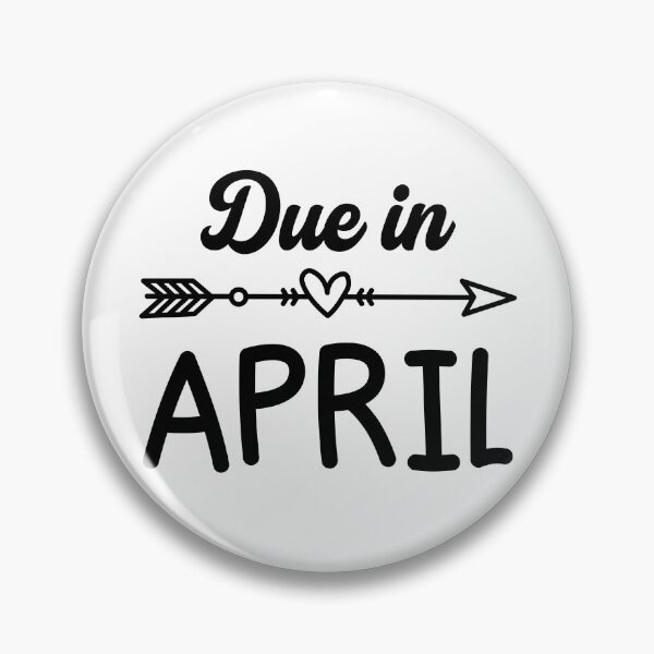 Item preview, Due in April Maternity Funny Pregnancy Announcement designed and sold by gunaone-design.