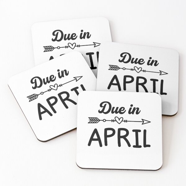 Item preview, Due in April Maternity Funny Pregnancy Announcement designed and sold by gunaone-design.
