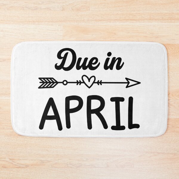 Item preview, Due in April Maternity Funny Pregnancy Announcement designed and sold by gunaone-design.