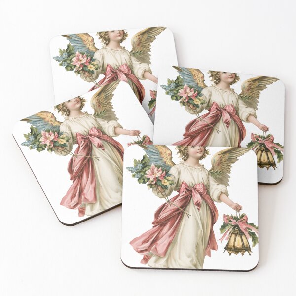 Item preview, Victorian Christmas angel card designed and sold by MendaciousMina.