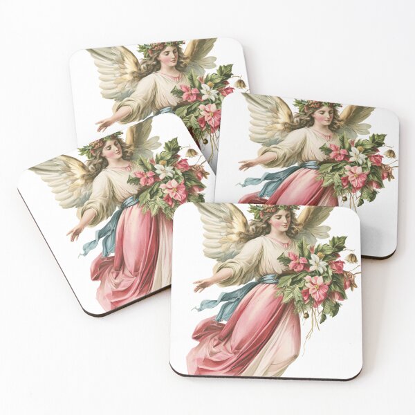 Item preview, Victorian Christmas angel card designed and sold by MendaciousMina.
