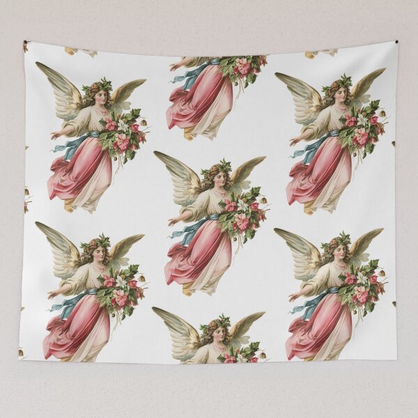 Item preview, Victorian Christmas angel card designed and sold by MendaciousMina.