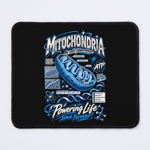 Item preview, Mitochondria Powerhouse of the Cell Retro Science designed and sold by choudane.