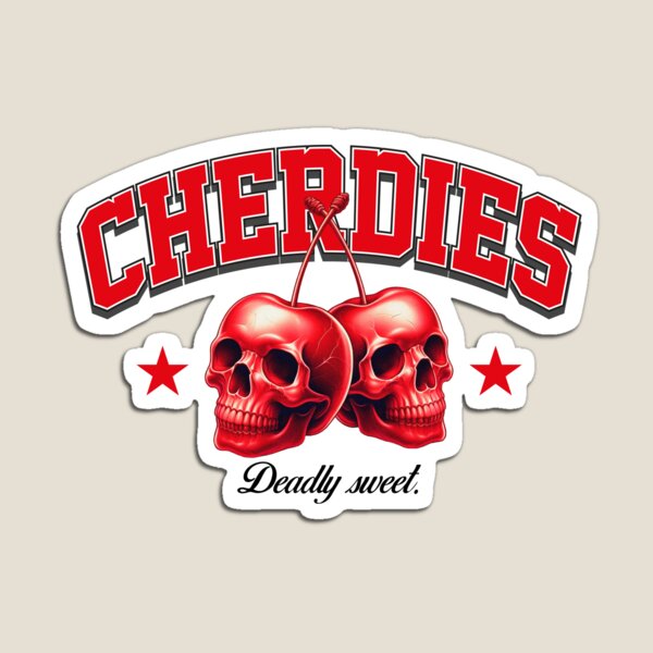 Item preview, Cherries Deadly Sweet Skull Design designed and sold by StudioDWS.